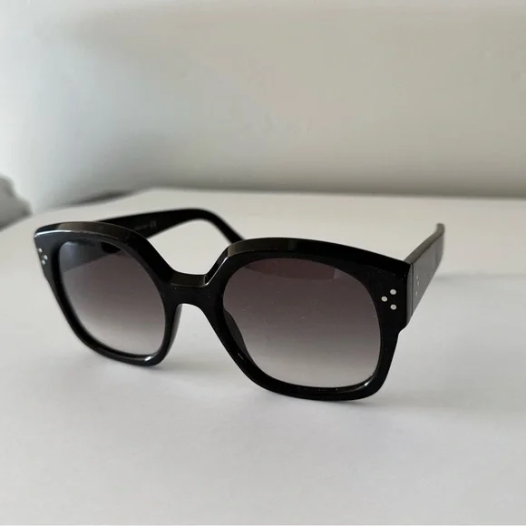 CELINE oversized Sunglasses Black - Picture 2 of 7